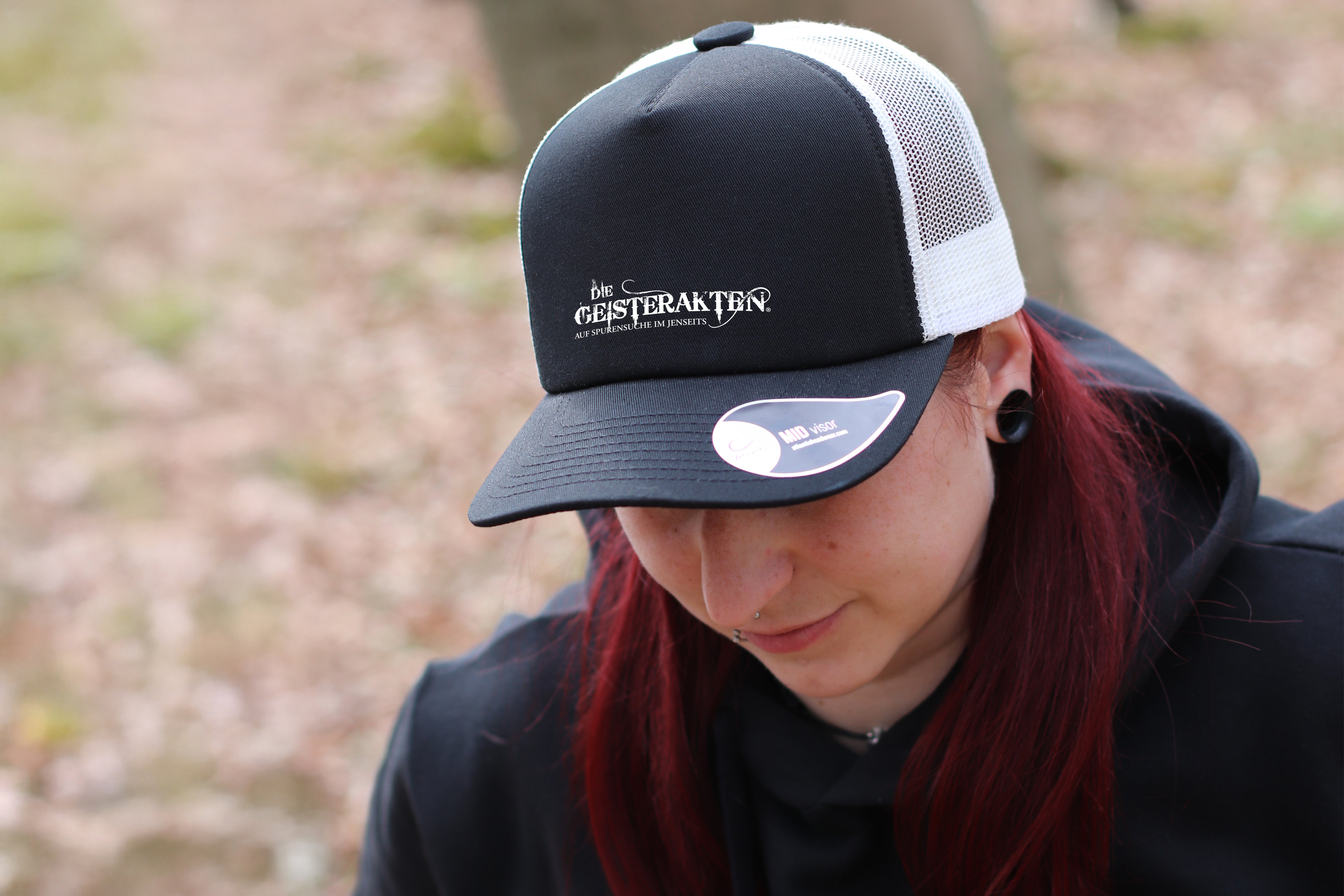Trucker-Cap – Motiv "Geisterakten" (one-size)
