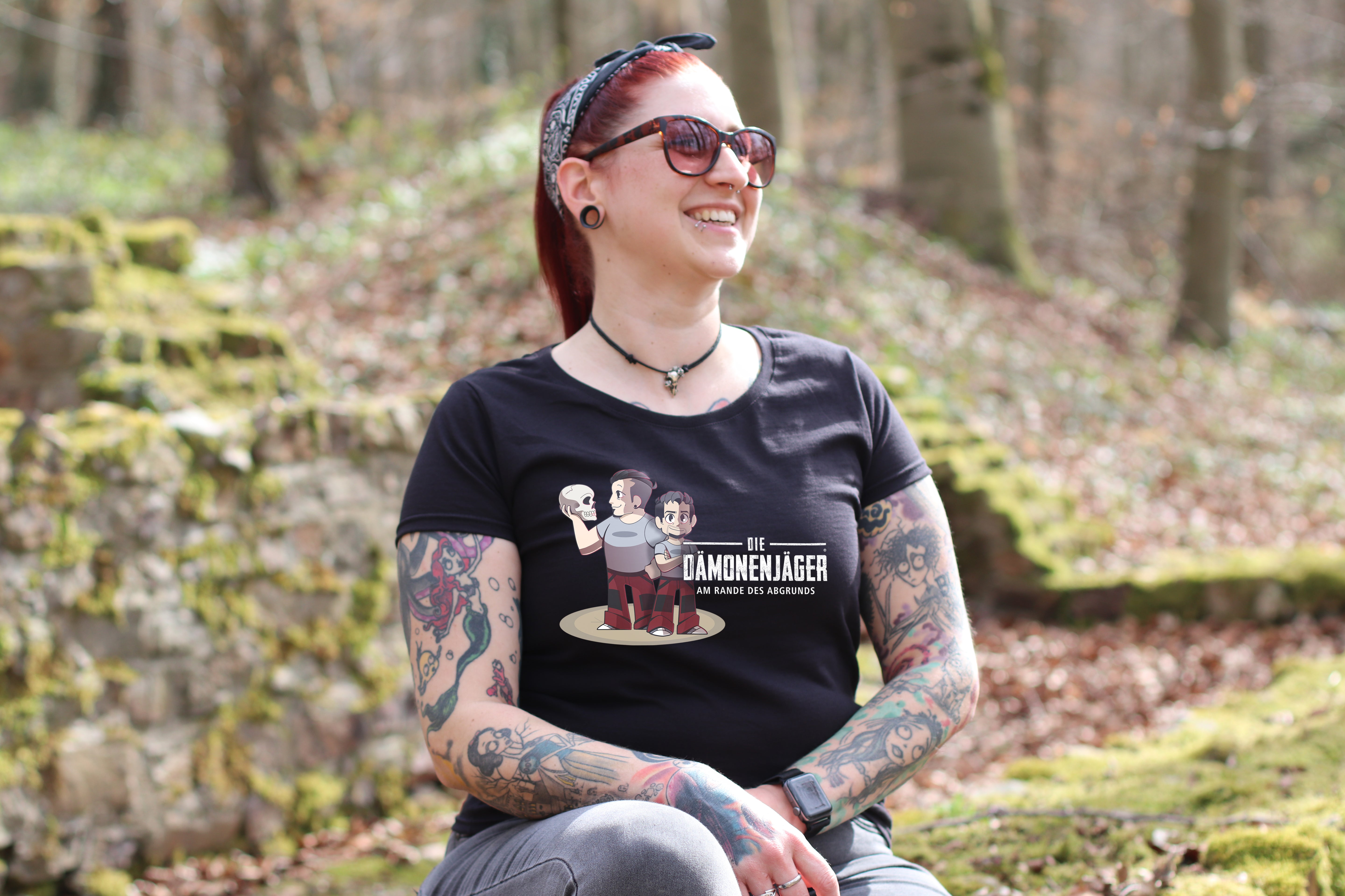 T-Shirt Damen – Motiv "Dämonenjäger 04"