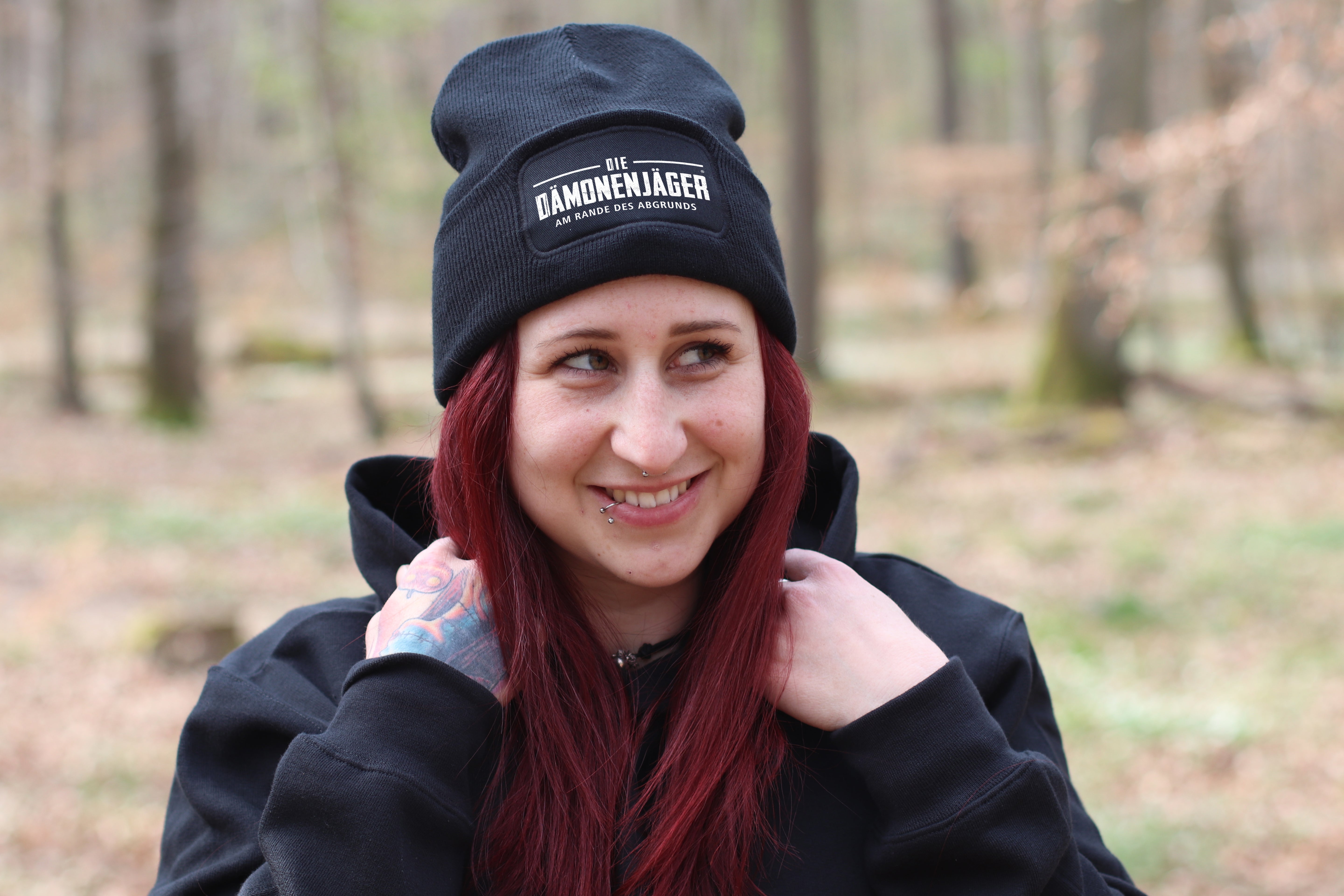 Wintermütze – Motiv "Dämonenjäger" (one-size)