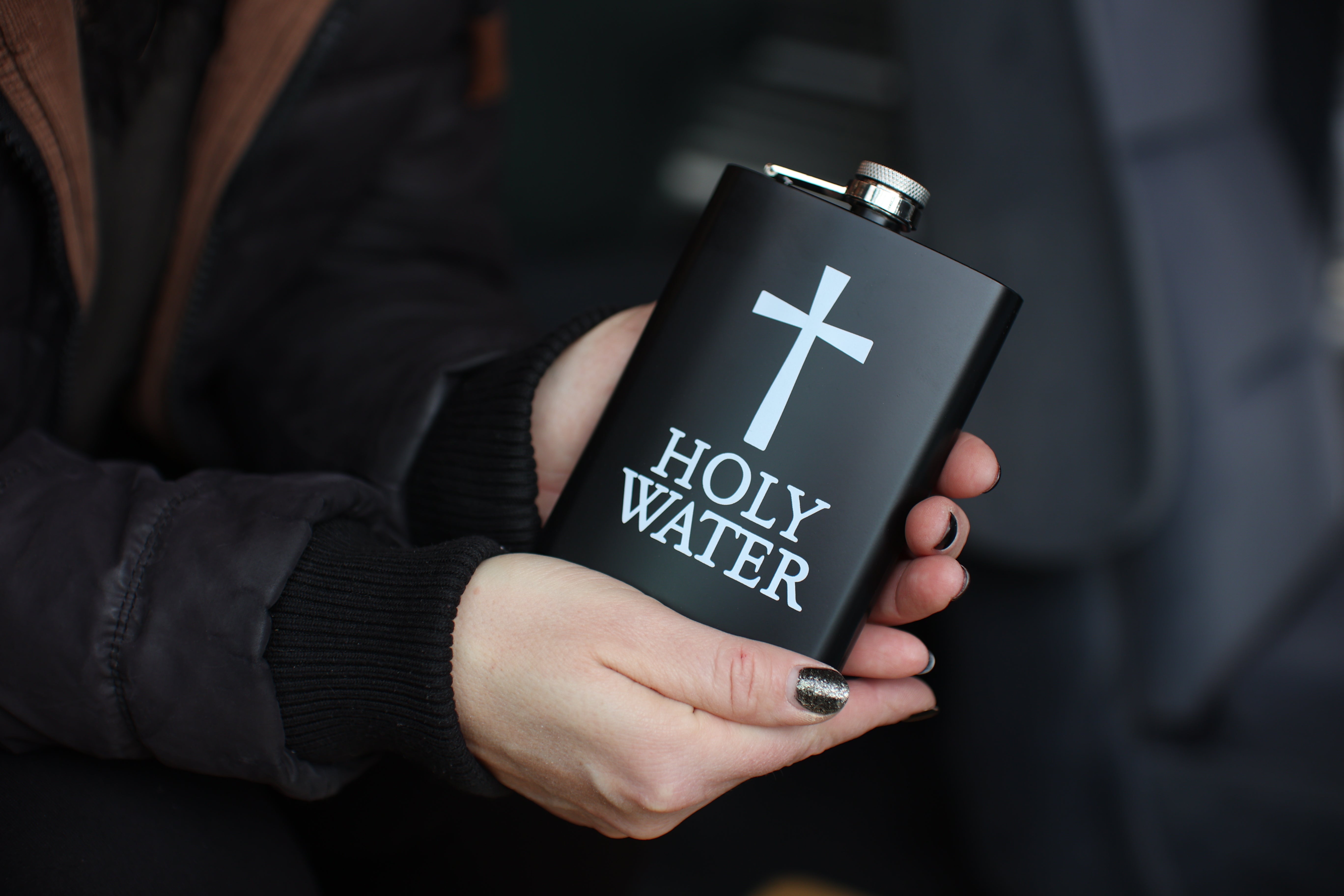 Edelstahlflasche "Holy Water" (Handsigniert von Daniel & Stephan – Nur 25 Stück!)