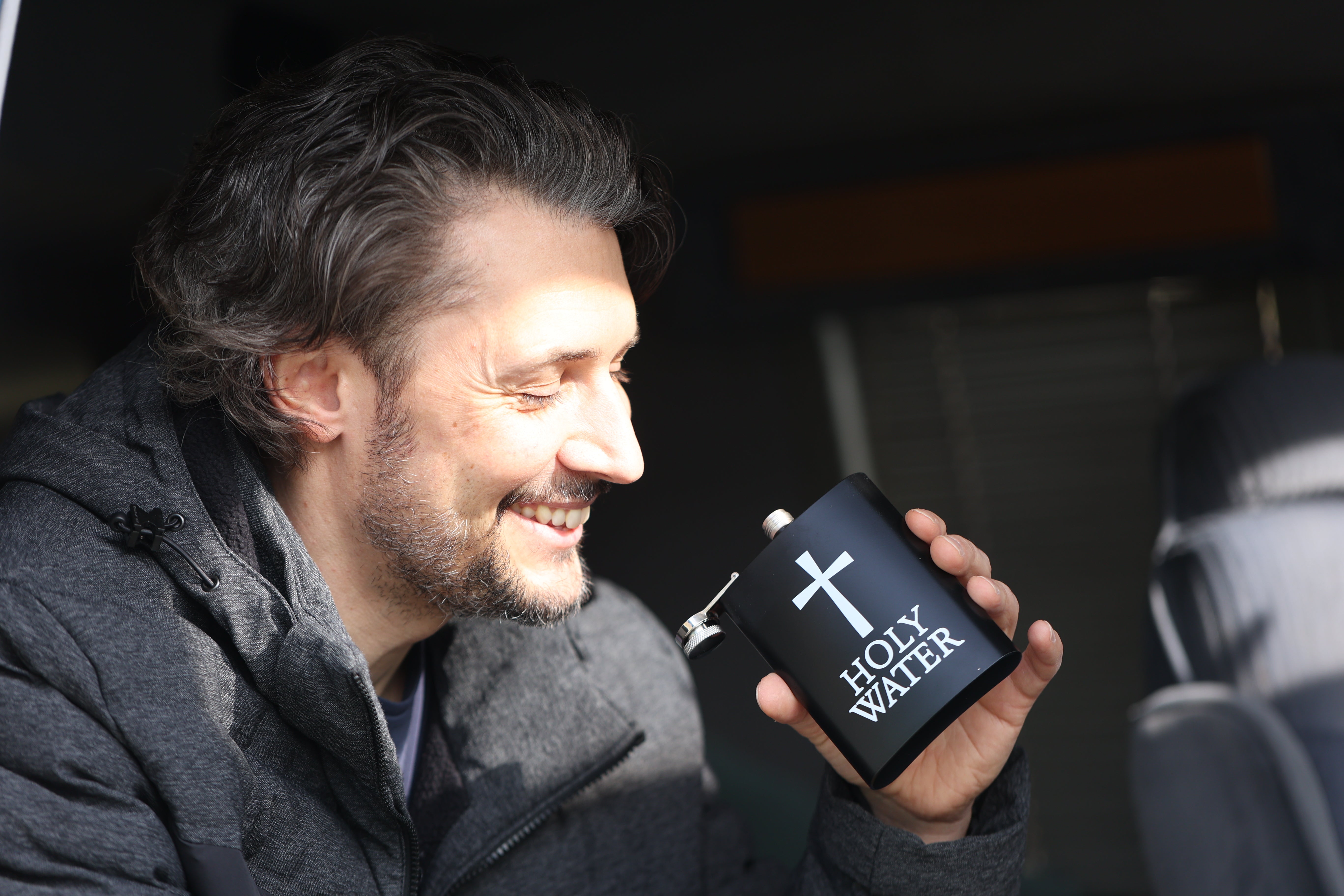 Edelstahlflasche "Holy Water" (Handsigniert von Daniel & Stephan – Nur 25 Stück!)