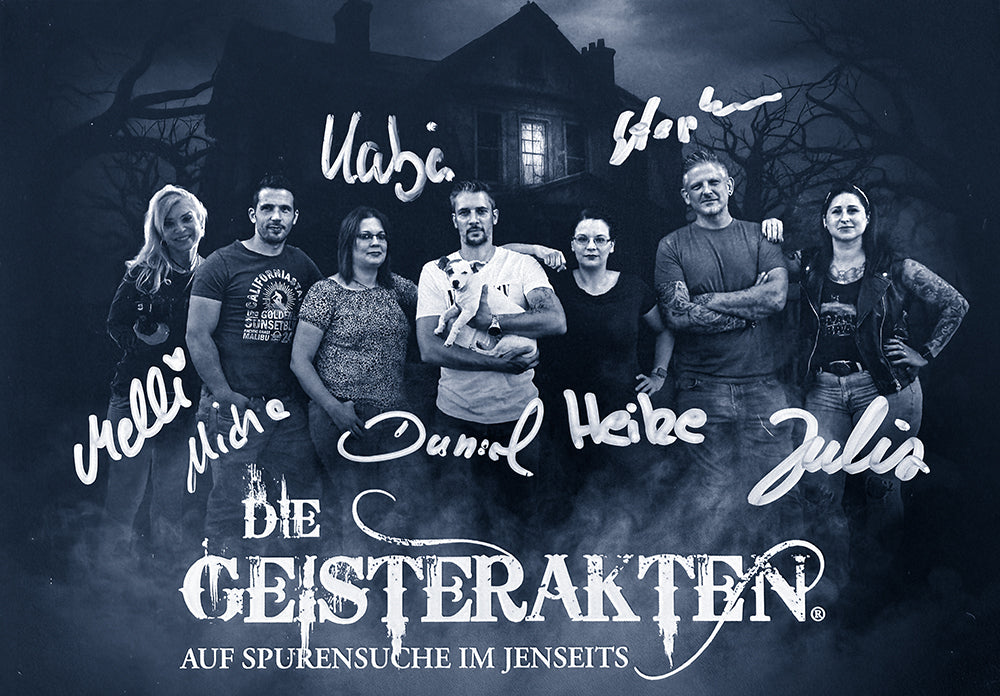 Autogrammkarte "Die Geisterakten"