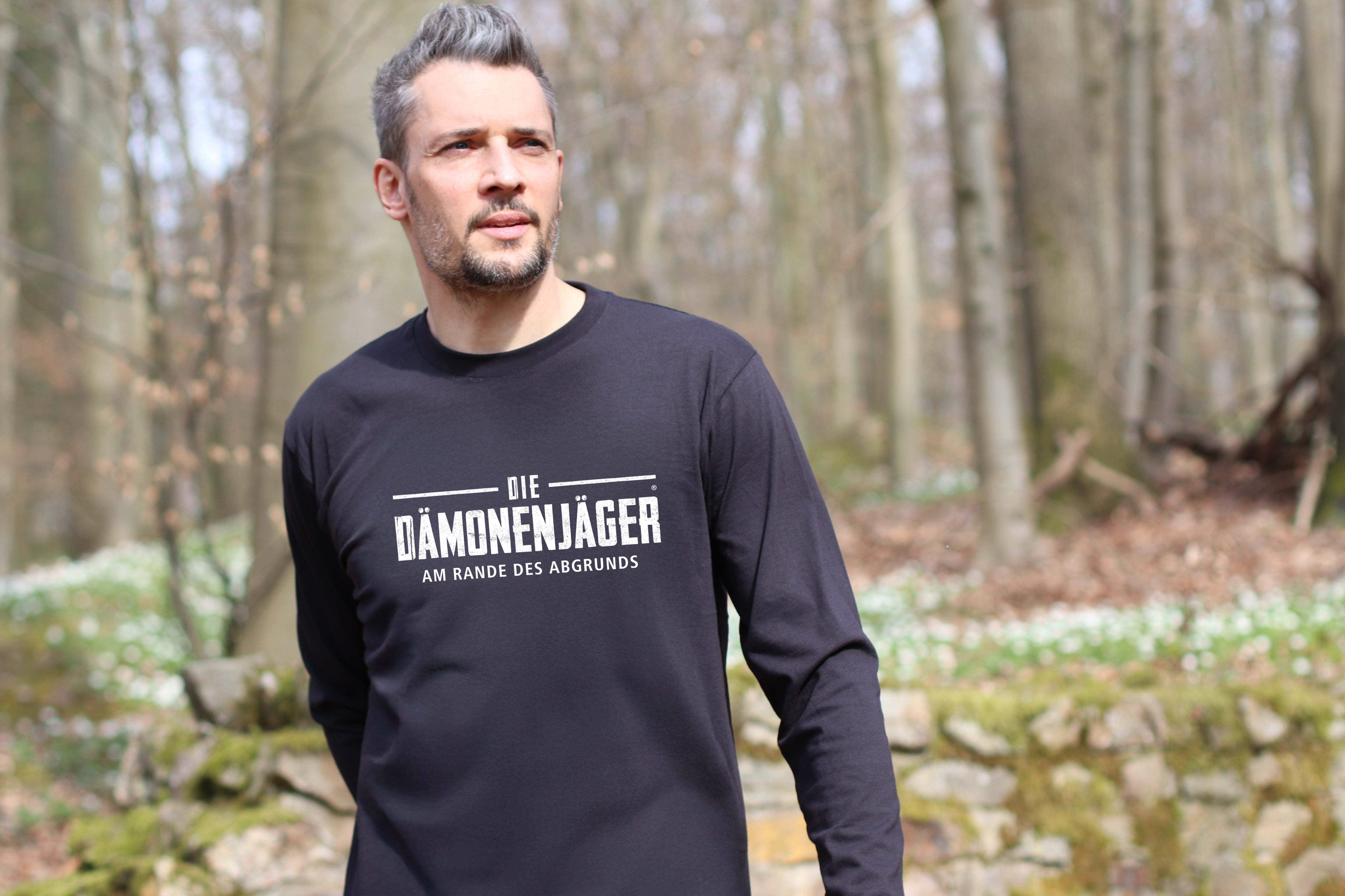 Longsleeve Shirts (Unisex)  – Motiv "Dämonenjäger Logo"