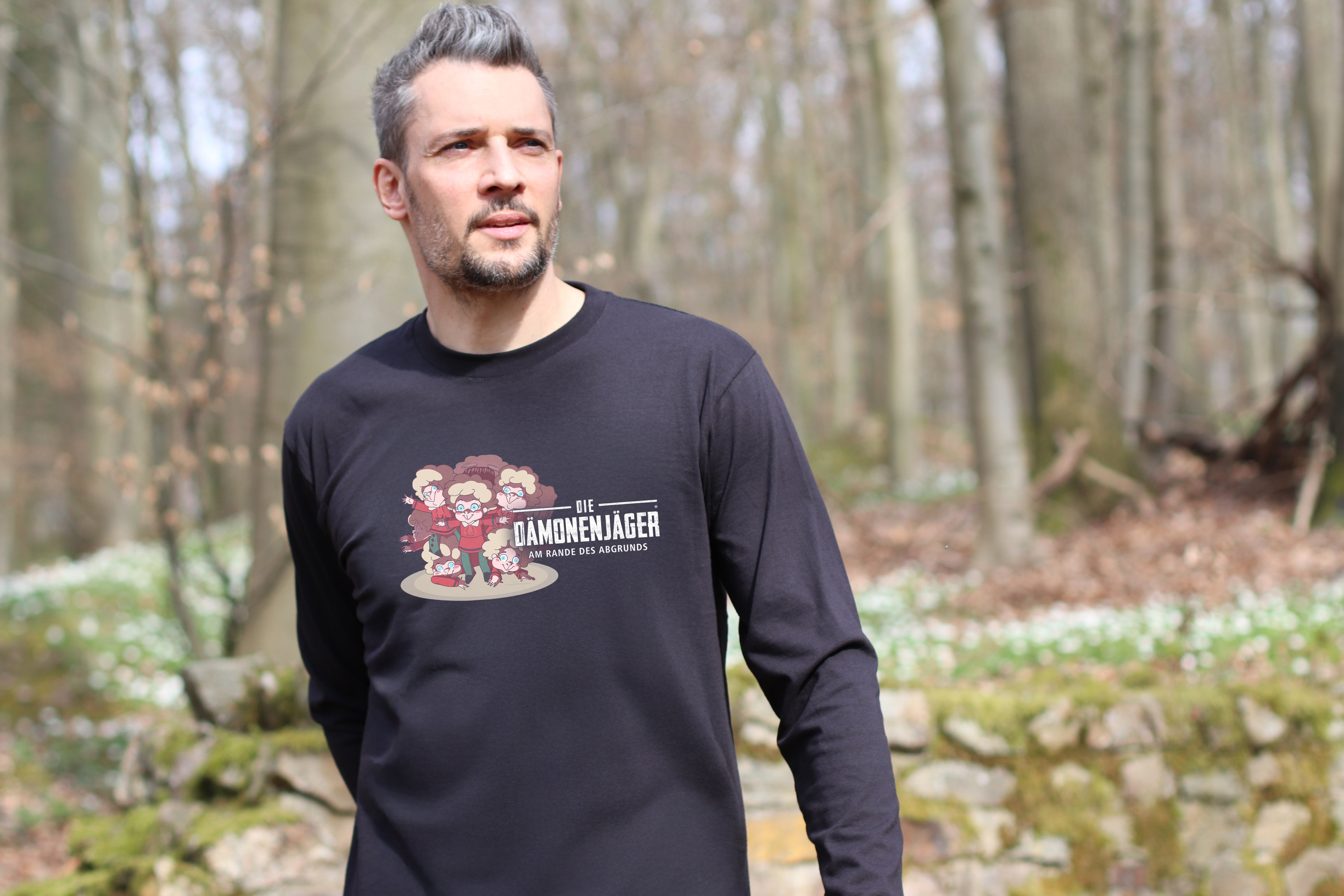 Longsleeve Shirts (Unisex)  – Motiv "Dämonenjäger 03"