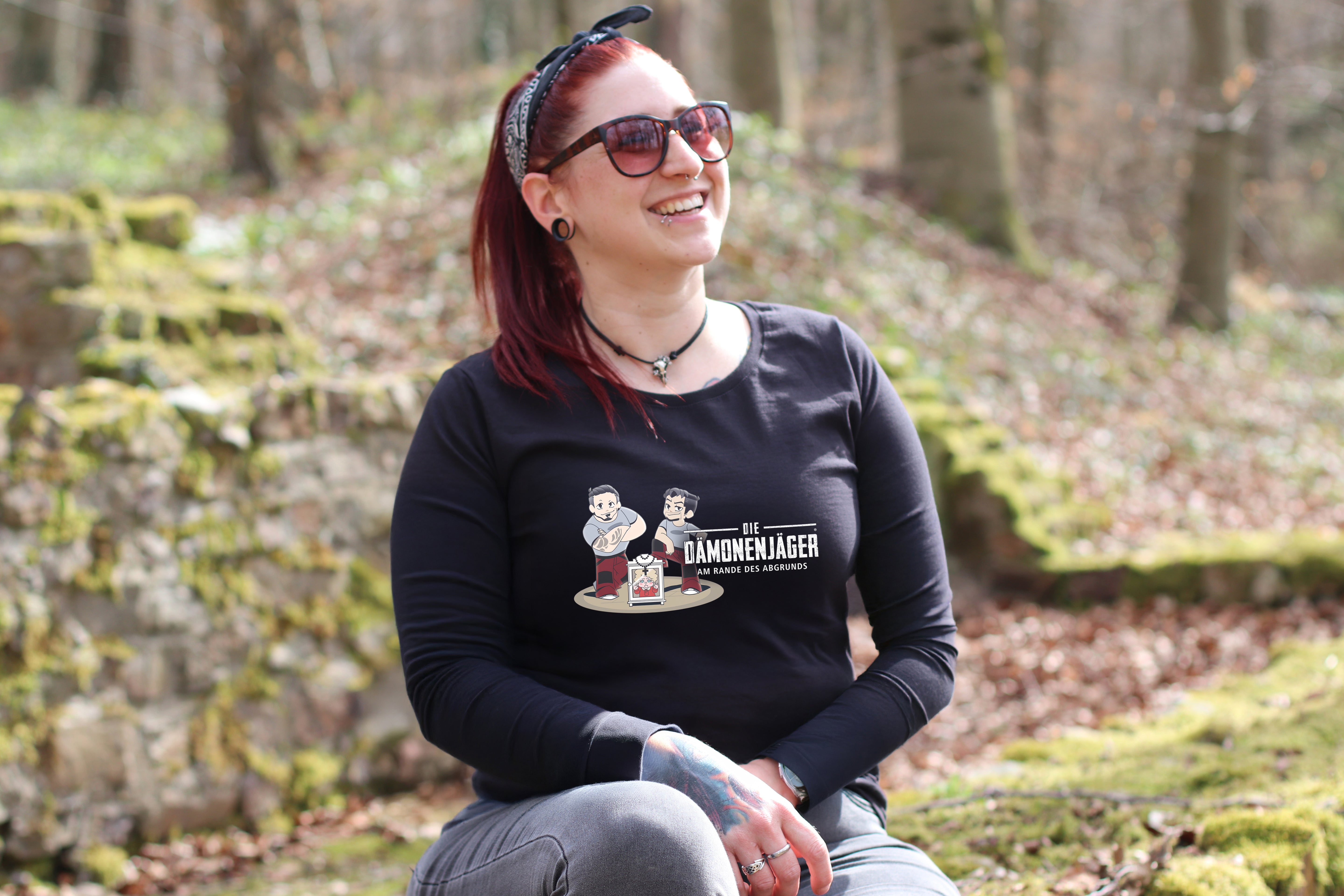 Longsleeve Shirts (Unisex)  – Motiv "Dämonenjäger 02"