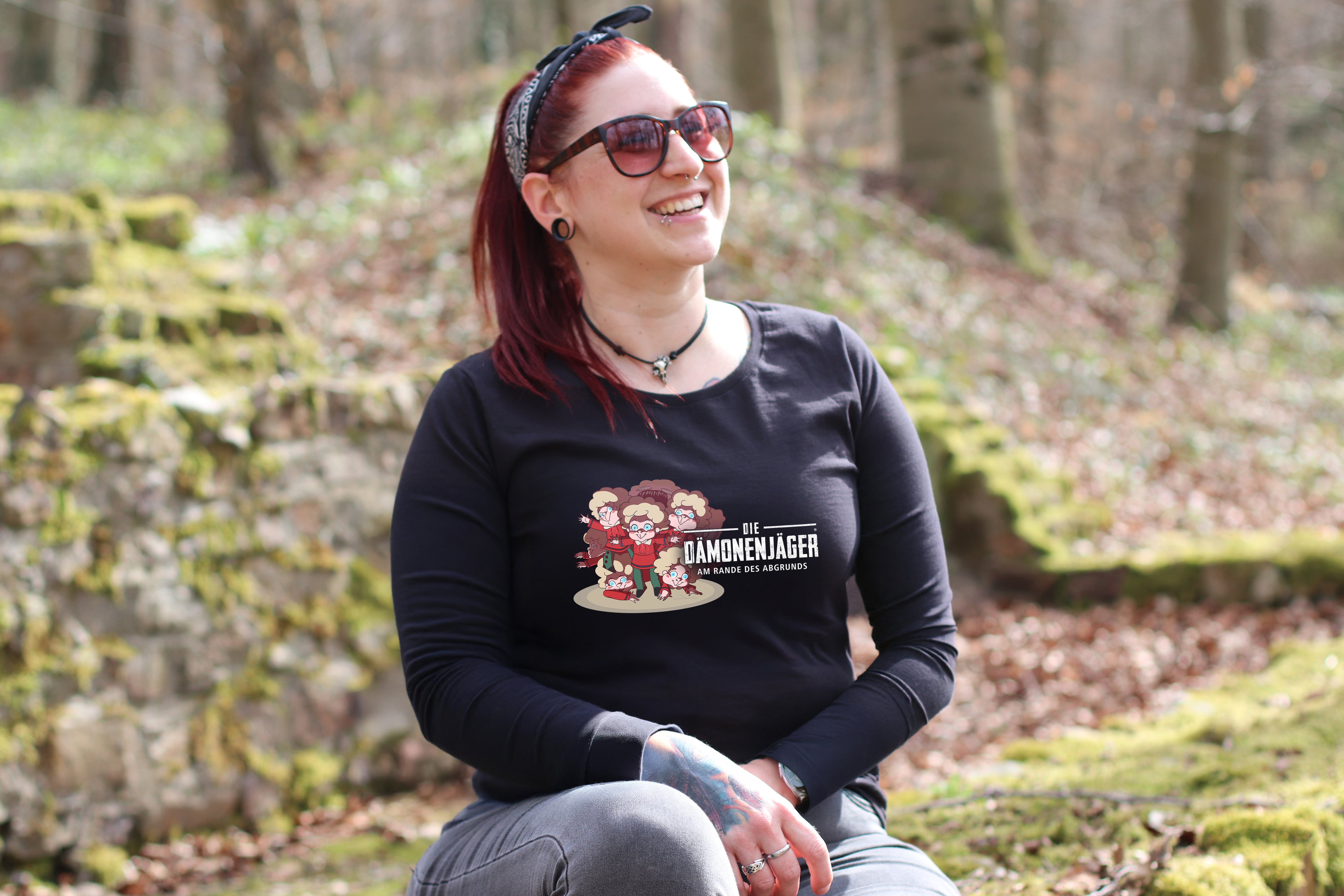 Longsleeve Shirts (Unisex)  – Motiv "Dämonenjäger 03"