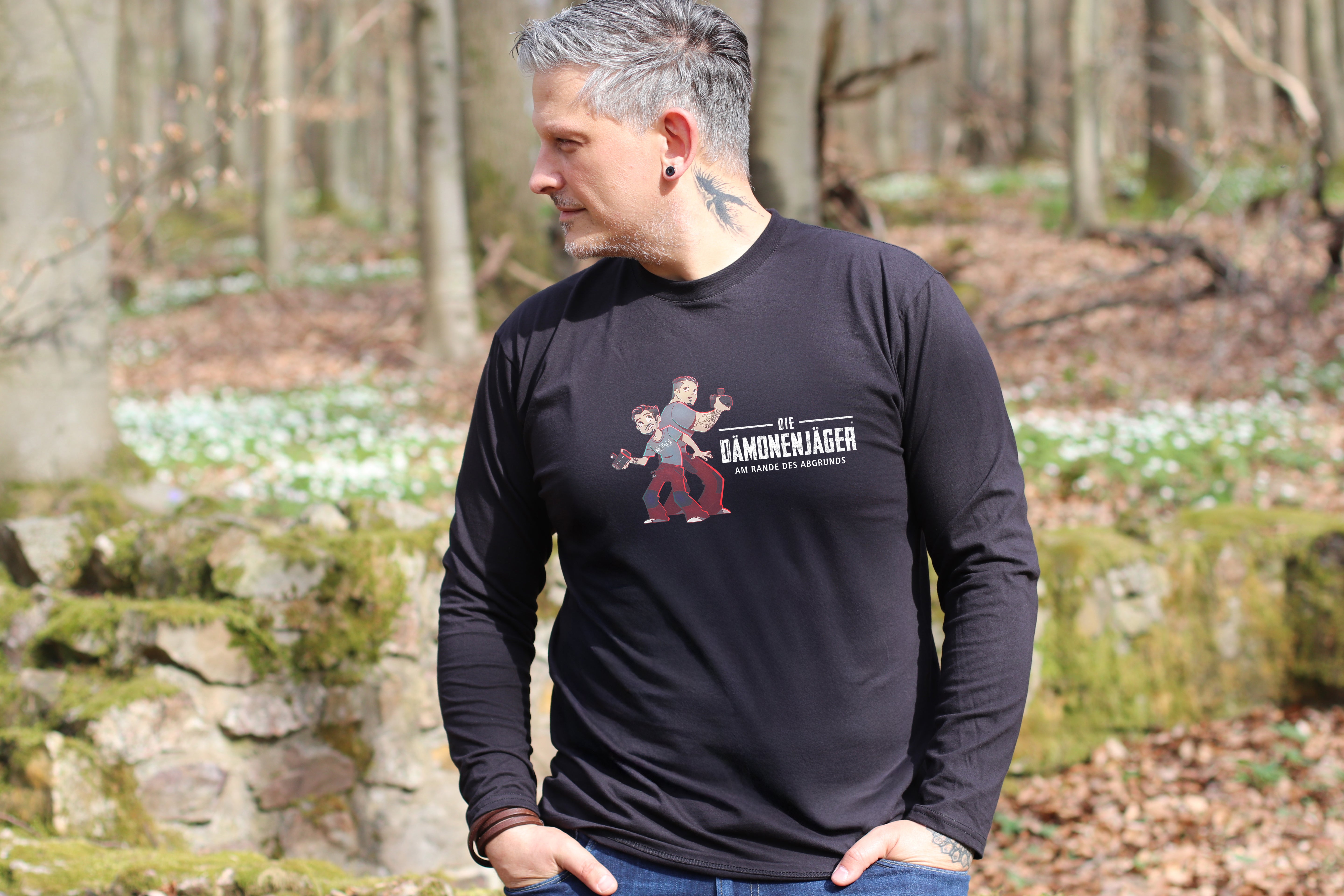 Longsleeve Shirts (Unisex)  – Motiv "Dämonenjäger 01"
