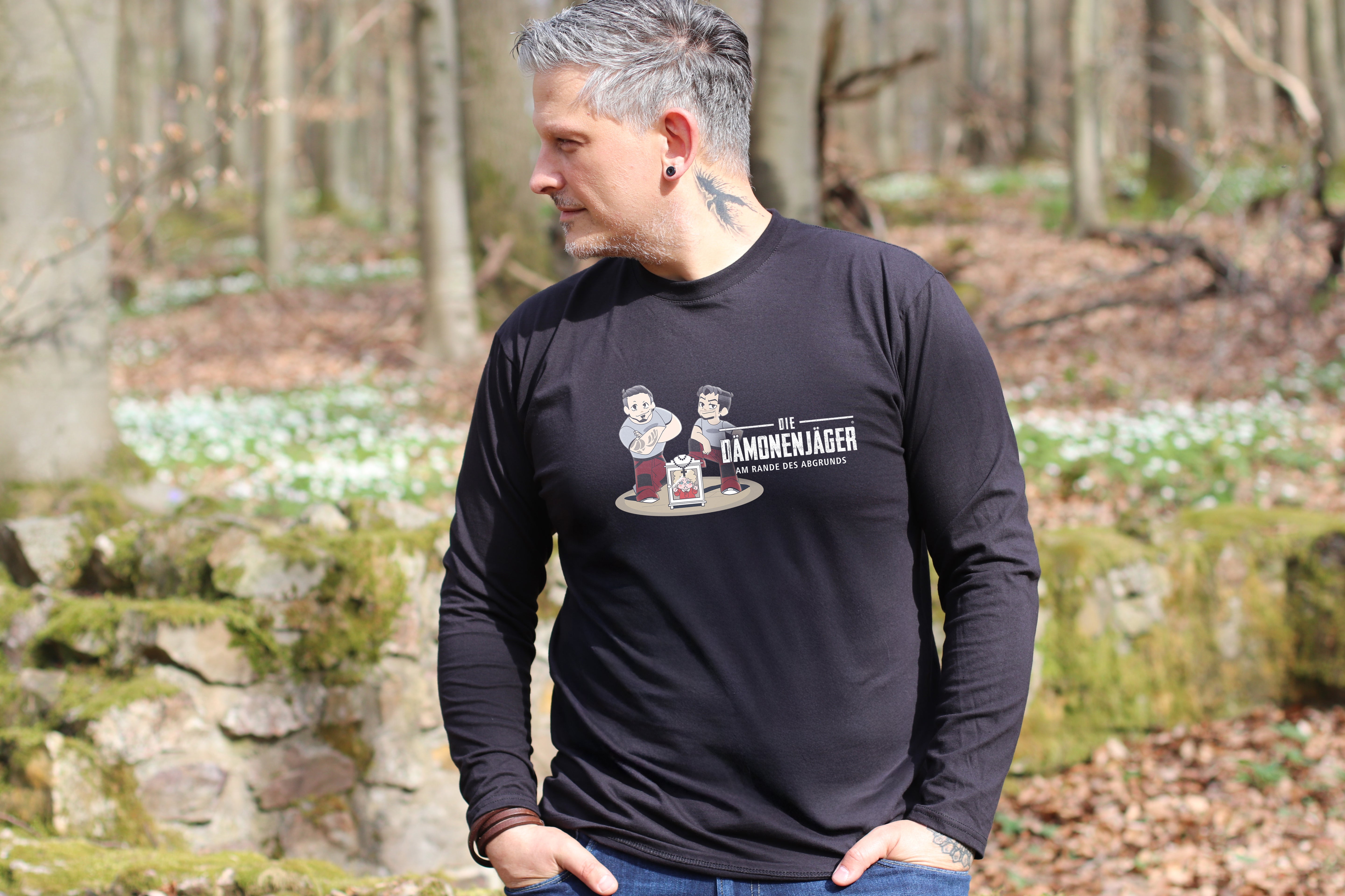Longsleeve Shirts (Unisex)  – Motiv "Dämonenjäger 02"