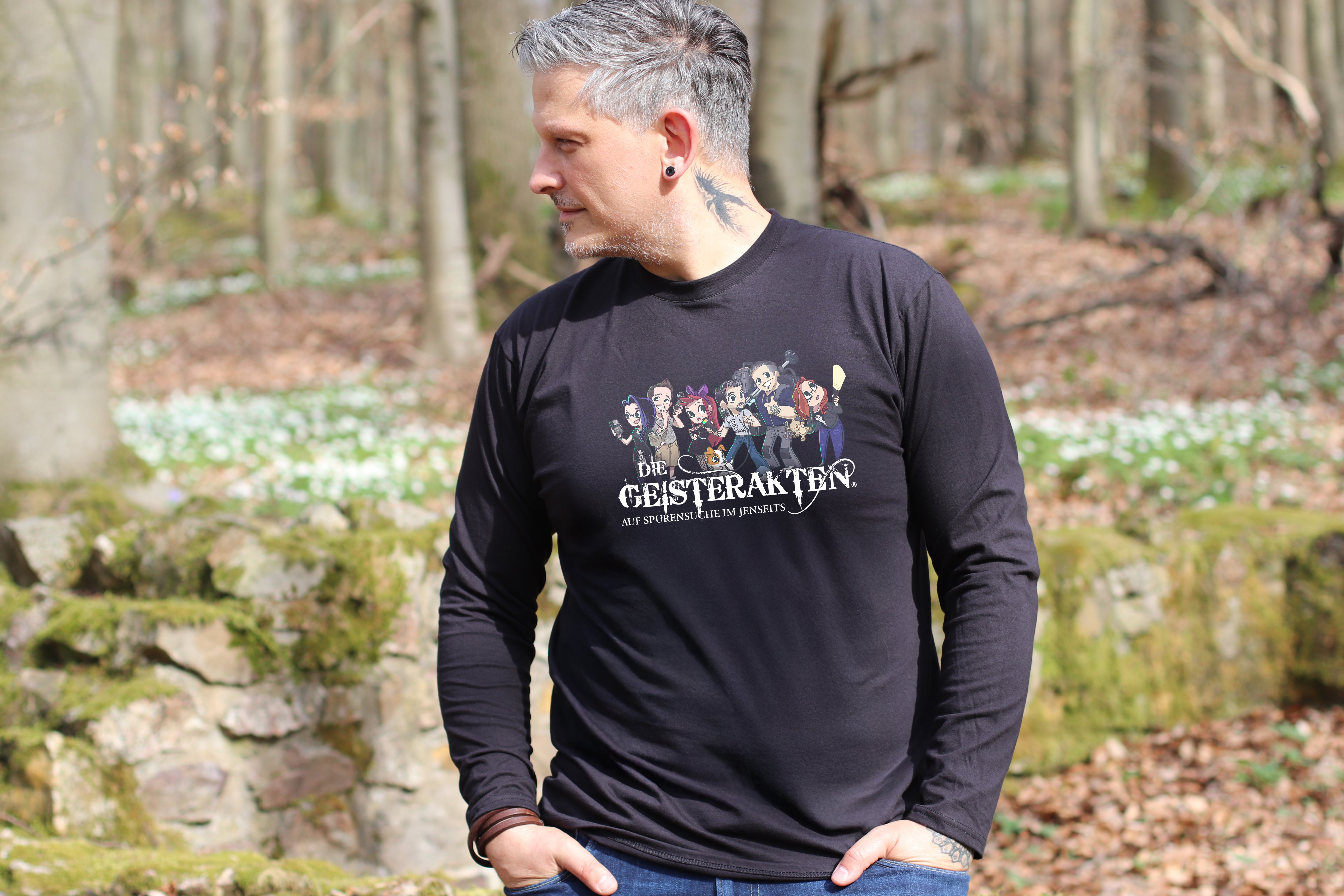 Longsleeve Shirts (Unisex)  – Motiv "Geisterakten 02"