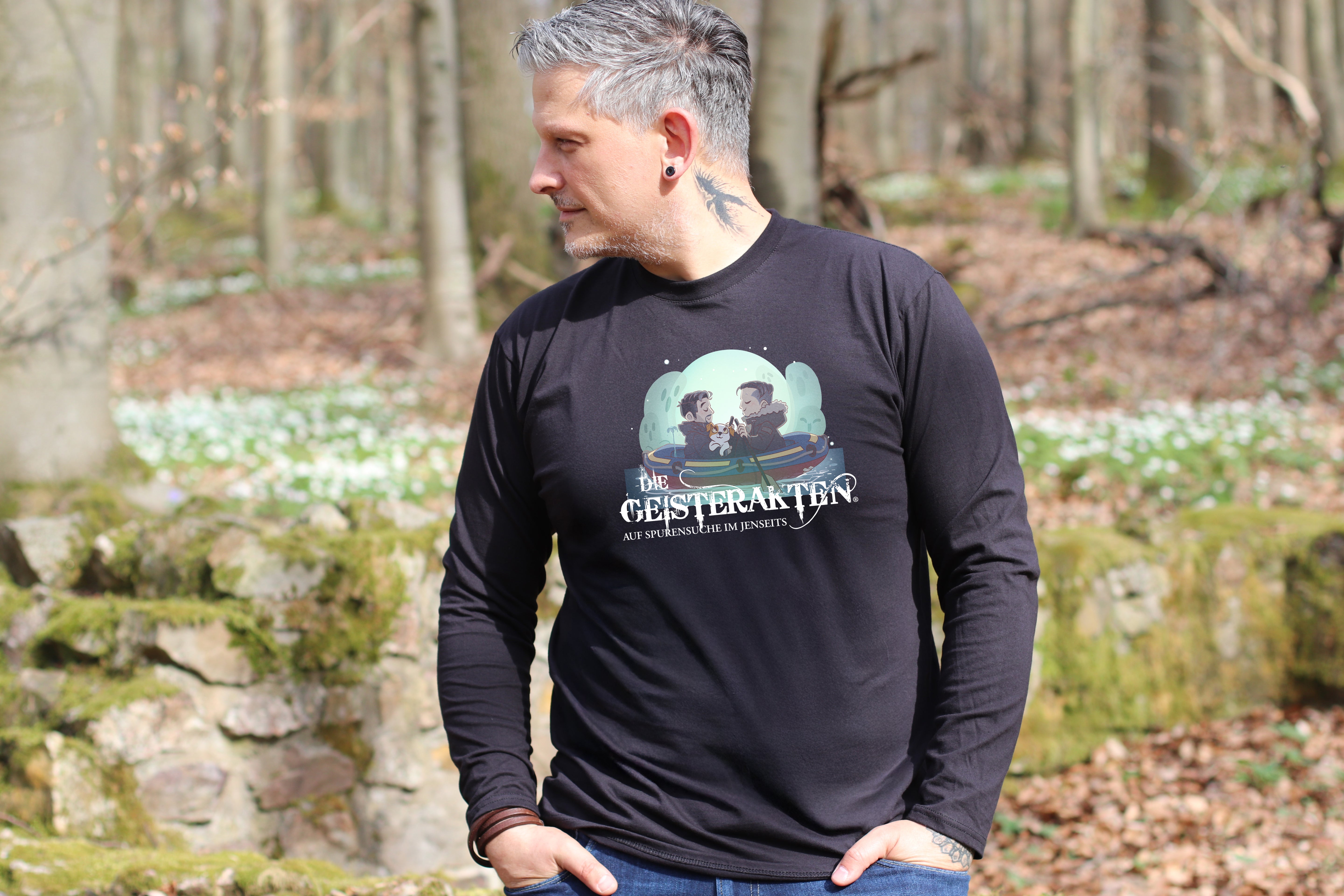 Longsleeve Shirts (Unisex)  – Motiv "Geisterakten 03"
