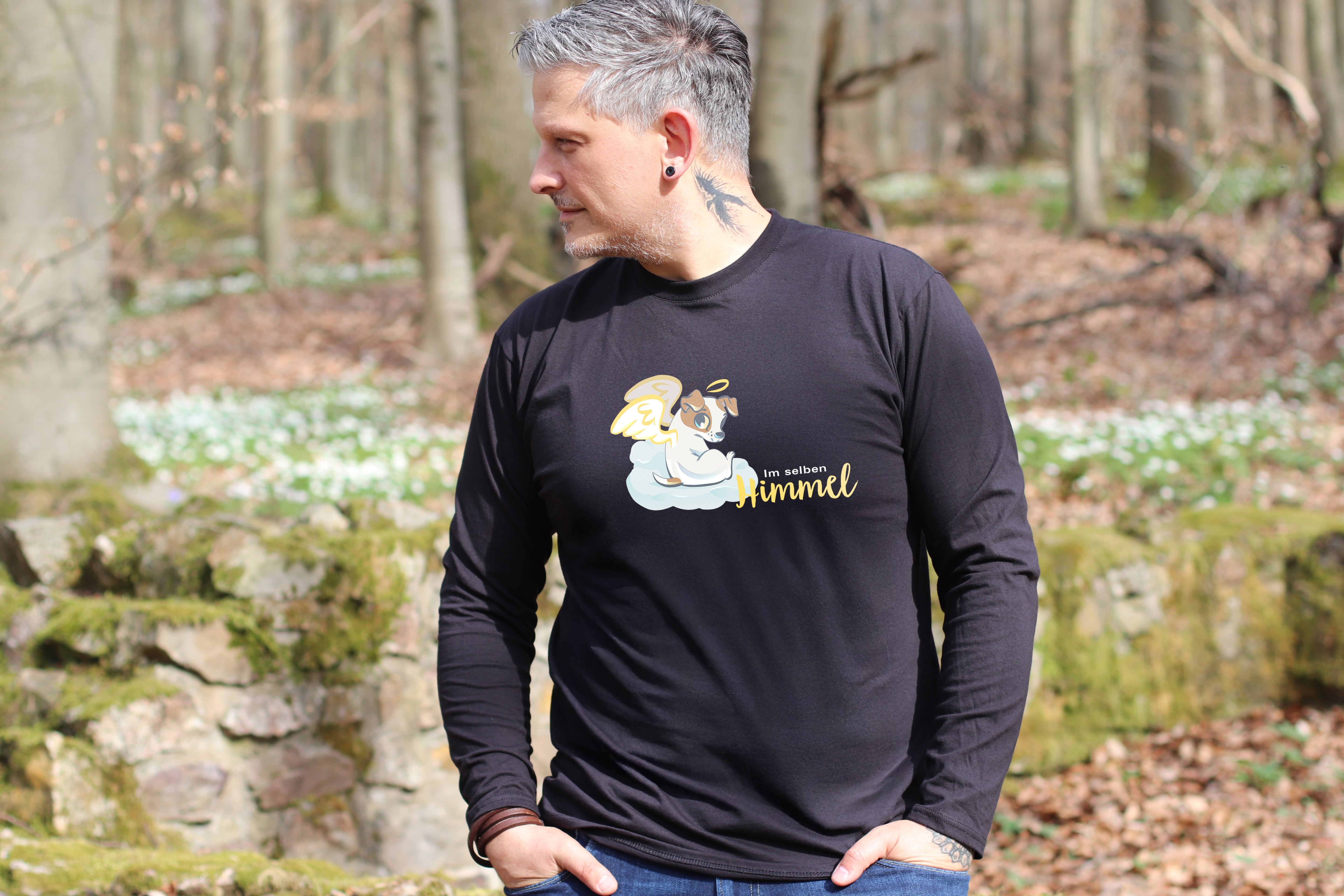 Longsleeve Shirts (Unisex)  – Motiv "Im selben Himmel 03"