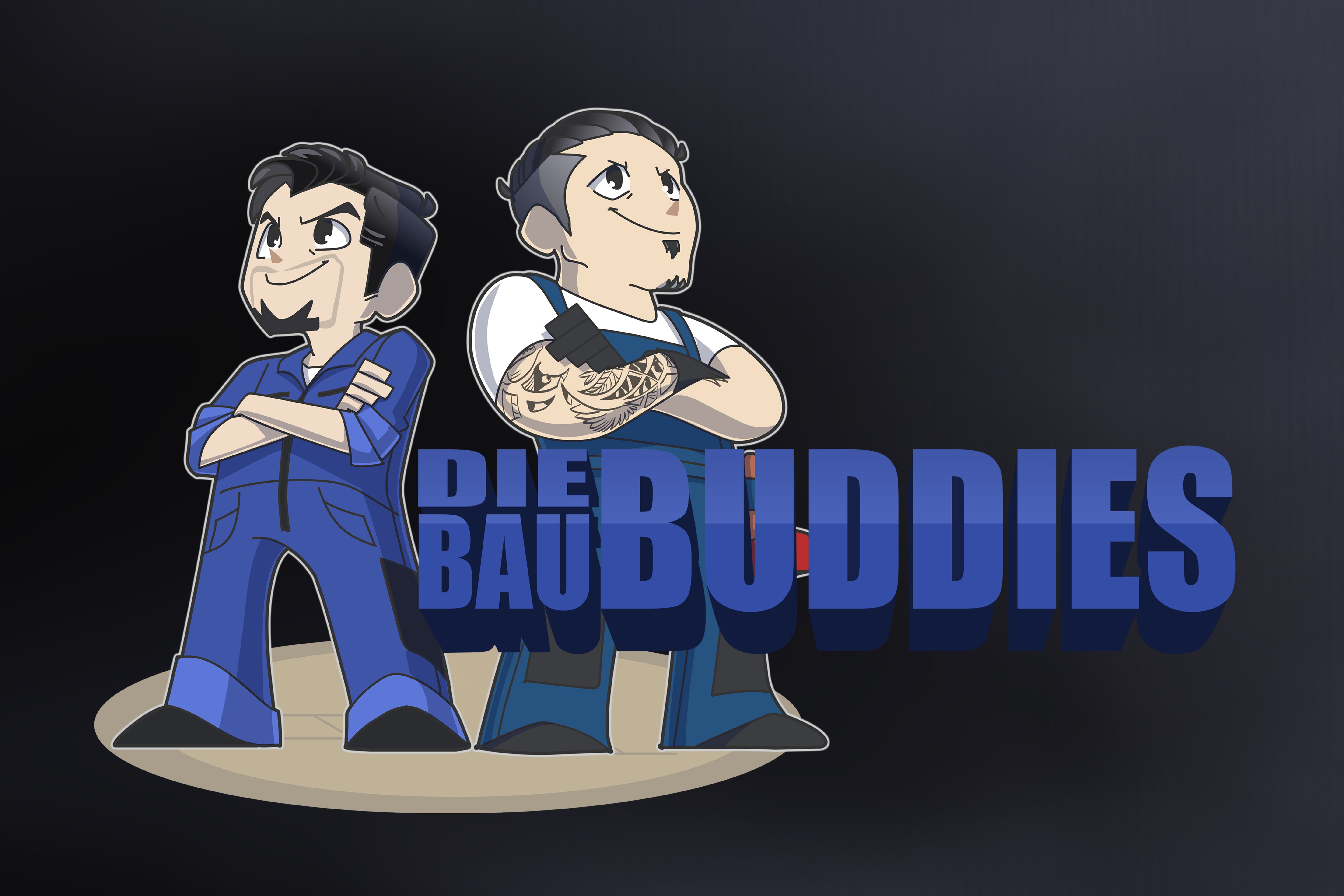 Longsleeve Shirts (Unisex)  – Motiv "BauBuddies"
