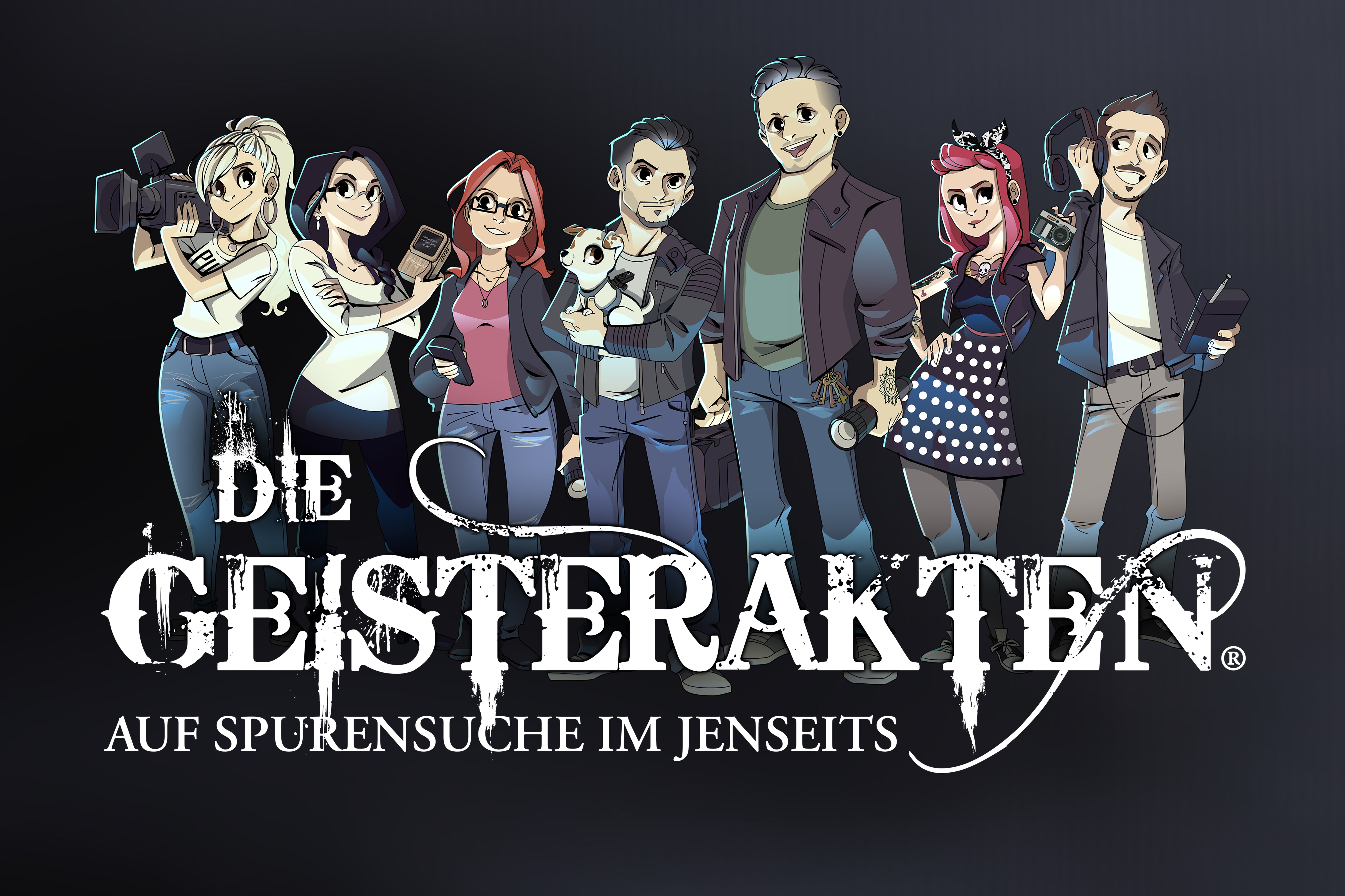 Longsleeve Shirts (Unisex)  – Motiv "Geisterakten 01"