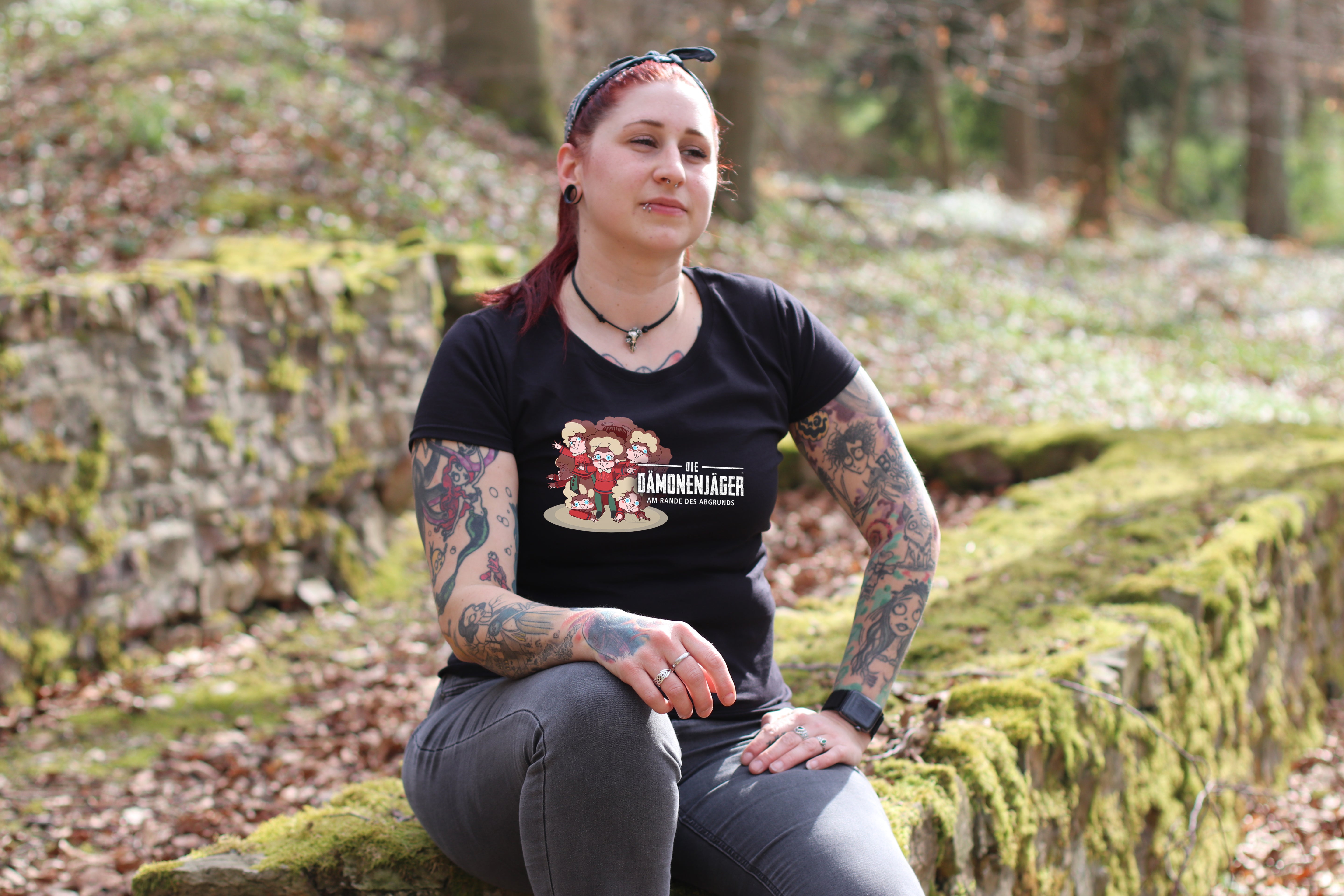 T-Shirt Damen – Motiv "Dämonenjäger 03"