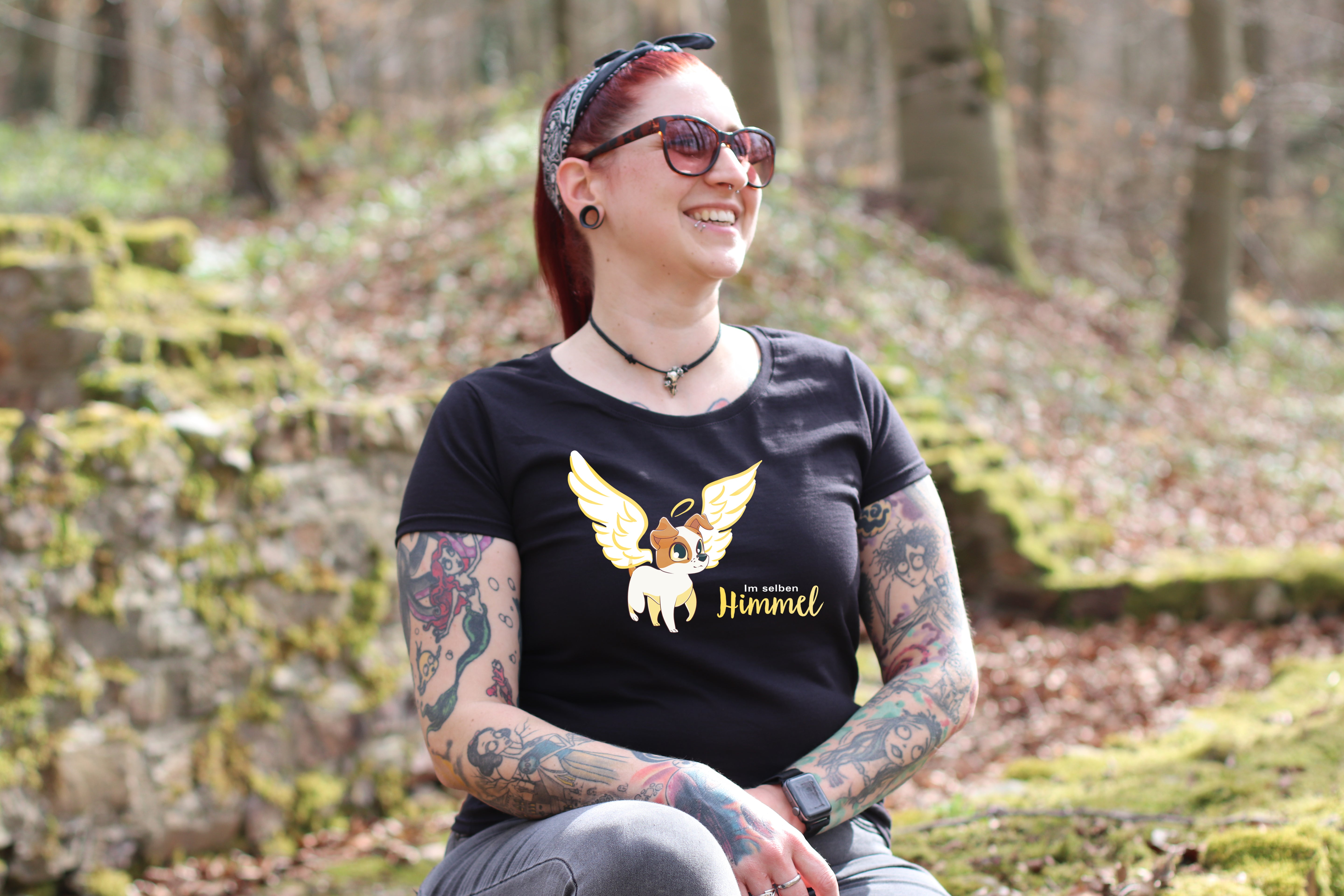 T-Shirt Damen – Motiv "Im selben Himmel 01"