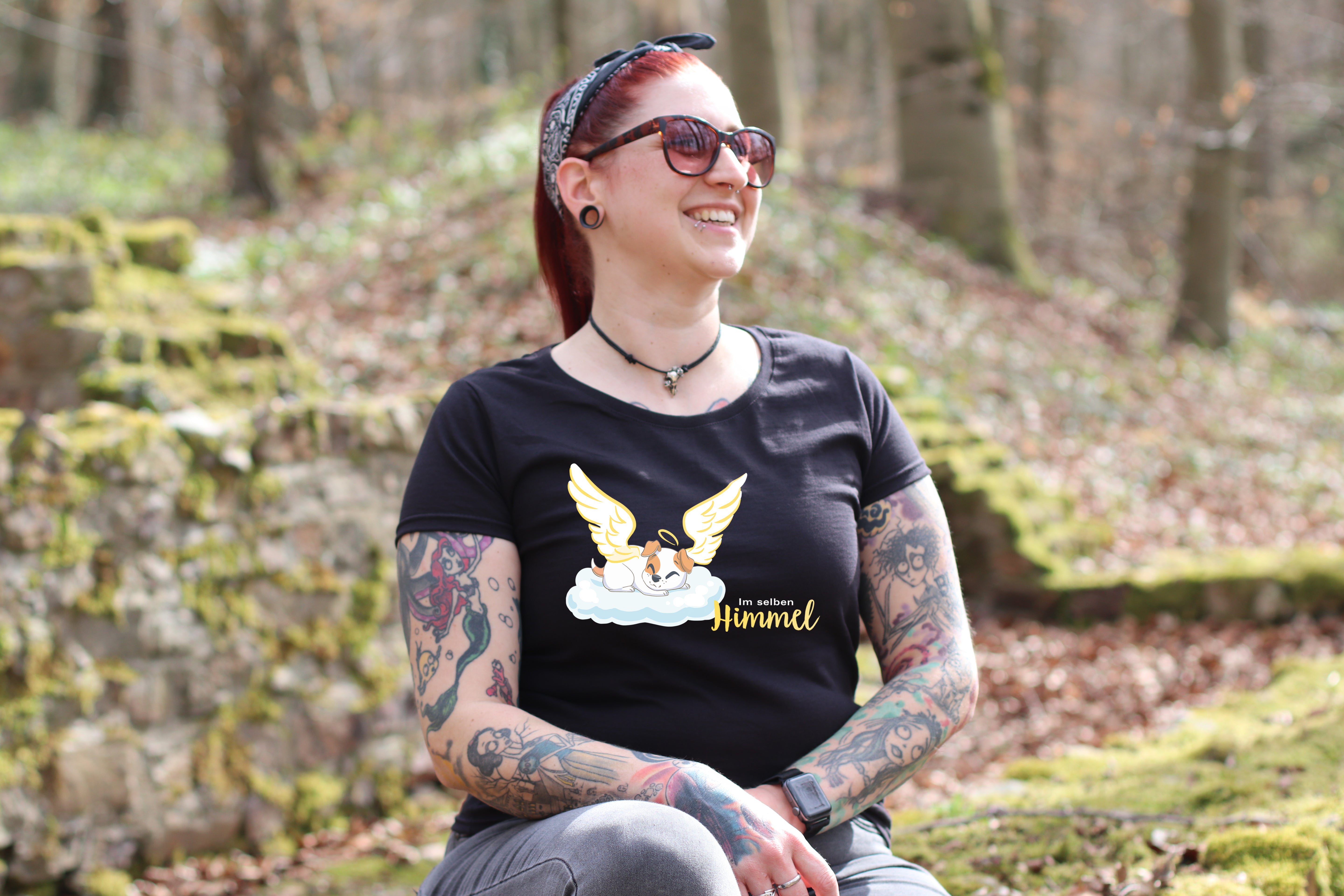 T-Shirt Damen – Motiv "Im selben Himmel 02"